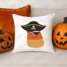 Pirate Candy Corn Halloween Embroidery Design