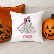Halloween Spooky Vibes Embroidery Design