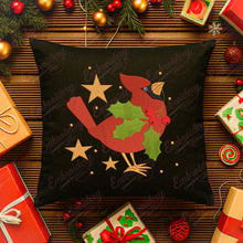 Christmas Cardinal Bird Embroidery Design