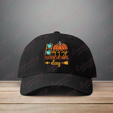 Happy Thanksgiving Saying Embroidery Design