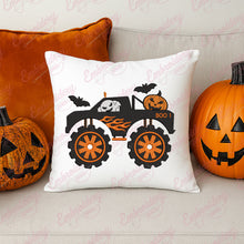 Halloween Monster Truck Embroidery Design