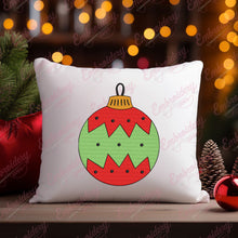 Festive Christmas Bauble Embroidery Design
