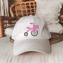 Pink Tricycle Machine Embroidery Design