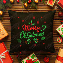 Merry Christmas Lettering Embroidery Design
