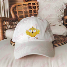 Cute Yellow Chicken Bird Embroidery Design