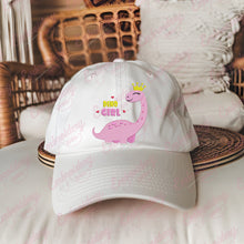 Funny Dino Girl Embroidery Design