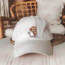 Peeking Monkey Embroidery Design