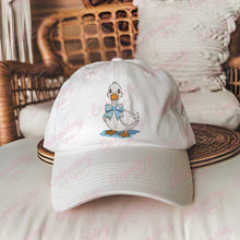 Funny Duck Bow Embroidery Design