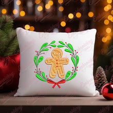 Christmas Gingerbread Joy Embroidery Design