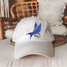 Blue Bird Flying Embroidery Design