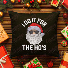 I Do It For The Ho's Christmas Santa Embroidery Design