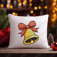 Bow Bell Christmas Embroidery Design