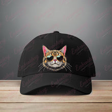 Cool Cat With Sunglasses Embroidery Design