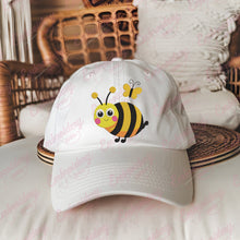 Cute Bee With Butterfly Machine Embroidery Design