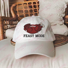 Feast Mode Thanksgiving Turkey Football Embroidery Design