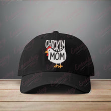 Chicken Mom Embroidery Design