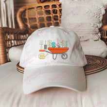 Gardening Plant And Tools Embroidery Design