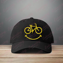 Happy Cycling or Bicycle and Smile Embroidery Design