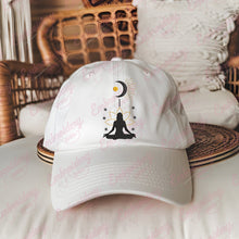 Moon Yoga Embroidery Design