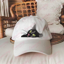 Cute Black Cat Embroidery Design