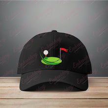 Golf Logo Embroidery Design