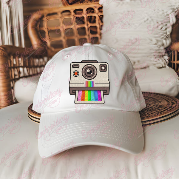 Vintage Camera Embroidery Design