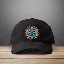 Elegant Mandala Flower Embroidery Design