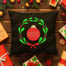 Christmas Ornament Wreath Embroidery Design