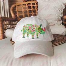 Beautiful Floral Rhino Embroidery Design