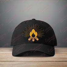 Campfire Embroidery Design
