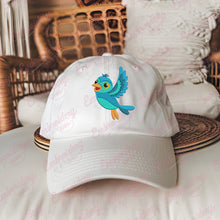 Funny Blue Bird Embroidery Design