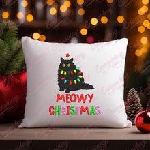 Meowy Christmas Cat Embroidery Design