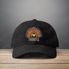 Thankful Rainbow Thanksgiving Embroidery Design