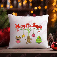 Merry Christmas Decorations Embroidery Design