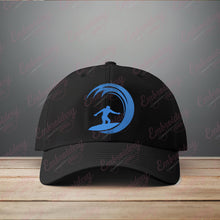 Surfing Logo Embroidery Design