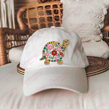 Flower Turtle Embroidery Design