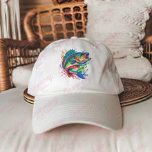 Colorful Bass Fish Embroidery Design
