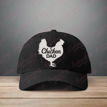 Funny Chicken Dad Embroidery Design
