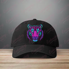 Tiger With A Pink Face Embroidery Design