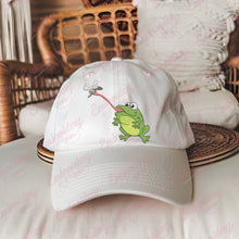 Oh Shit! Frog Eats Fly Embroidery Design