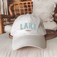 Lake Vibes Text Embroidery Design