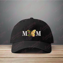 Floral Butterfly Mom Embroidery Design