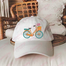 Bicycle & Flower Basket Embroidery Design