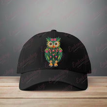 Beautiful Floral Owl Embroidery Design