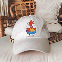 Colorful Cartoon Style Chicken Embroidery Design