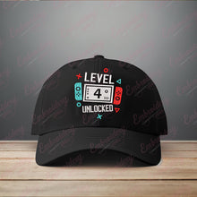 Level 4 Unlocked Gamer Birthday Embroidery Design