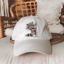 Peeking Raccoon Embroidery Design