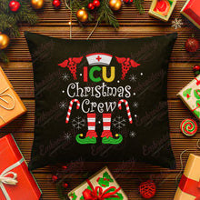 ICU Christmas Crew Nurse Elf Embroidery Design
