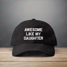 Awesome Like My Daughter Embroidery Design