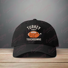 Turkey And Touchdowns Embroidery Design For Thanksgiving
